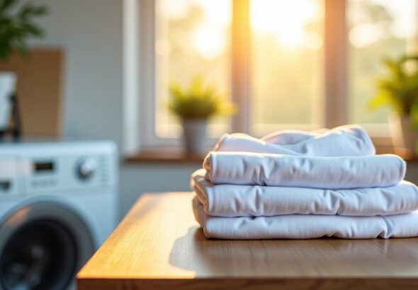 Astuces efficaces pour retrouver un linge blanc après une décoloration bleue