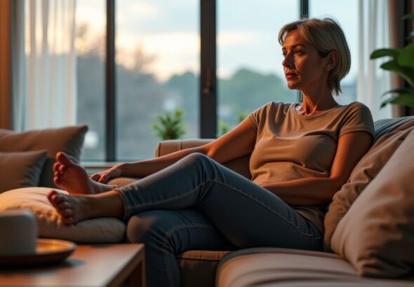 Quelle est la durée nécessaire pour que le gonflement des jambes s'estompe ?