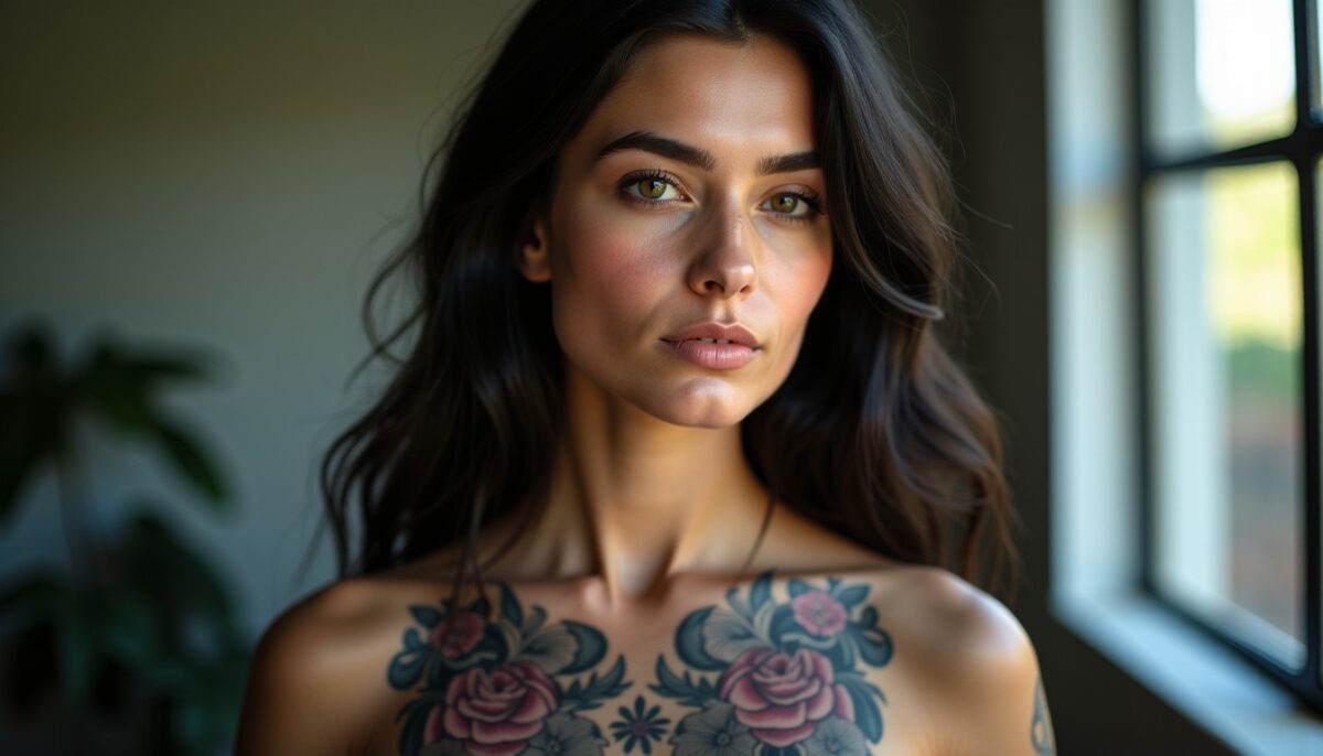 Inspirations de tatouages décolleté pour révéler toute la beauté de votre féminité