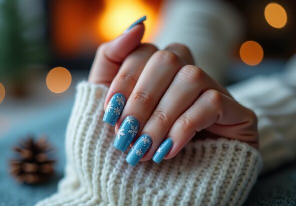 Inspirations de manucures hivernales pour des ongles au top de la tendance