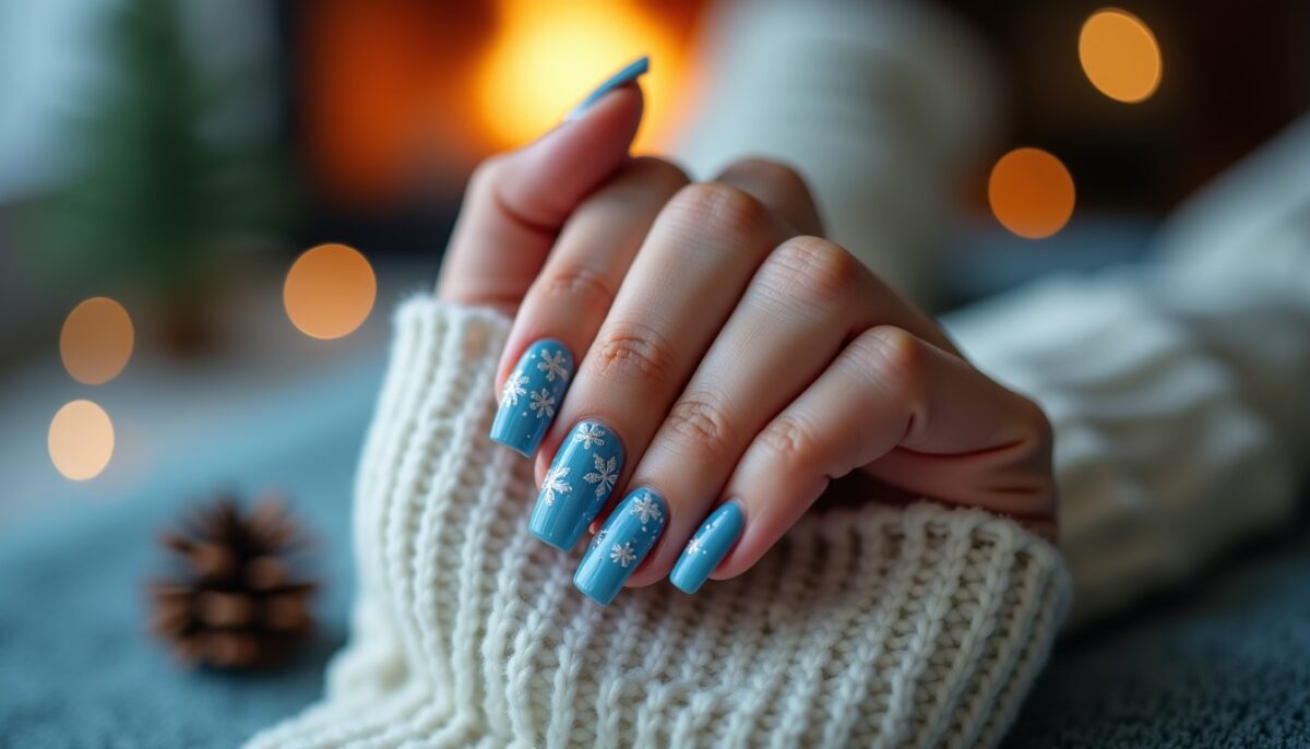 Inspirations de manucures hivernales pour des ongles au top de la tendance