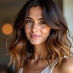 Créations élégantes : les coiffures incontournables pour sublimer le balayage caramel chez les brunes