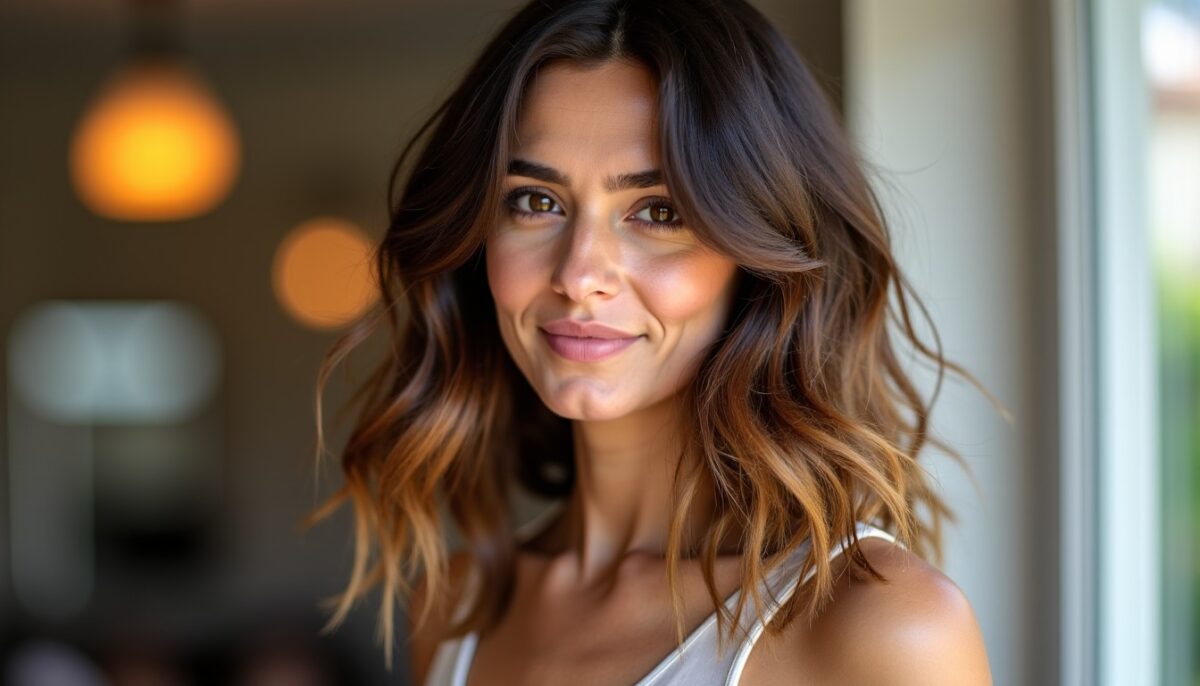 Créations élégantes : les coiffures incontournables pour sublimer le balayage caramel chez les brunes