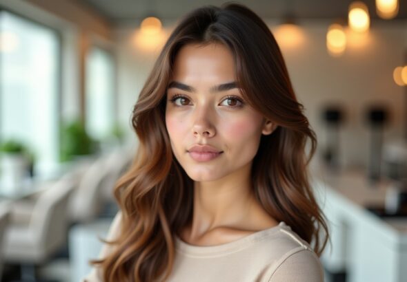 Quelle teinte de cheveux choisir pour sublimer des yeux marron et une peau claire ?